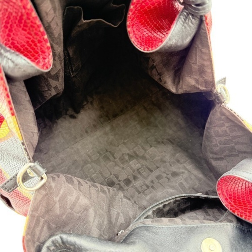 Furla Genuine Leather Python Embossed Hobo Should… - image 7